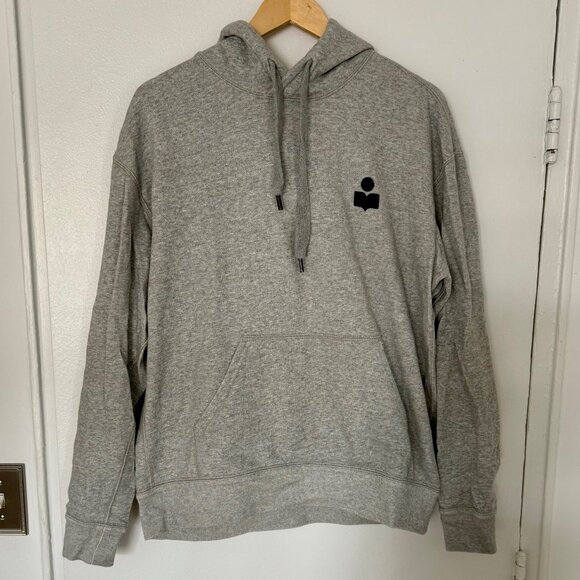 ISABEL MARANT GRAY MATTE HOODIE SIZE SMALL - Picture 6 of 9
